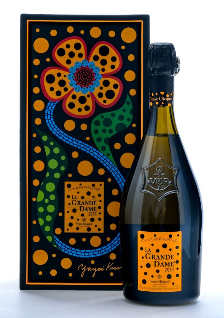Veuve Clicquot La Grande Dame Brut Rose Champagne Yayoi Kusama Edition 2012