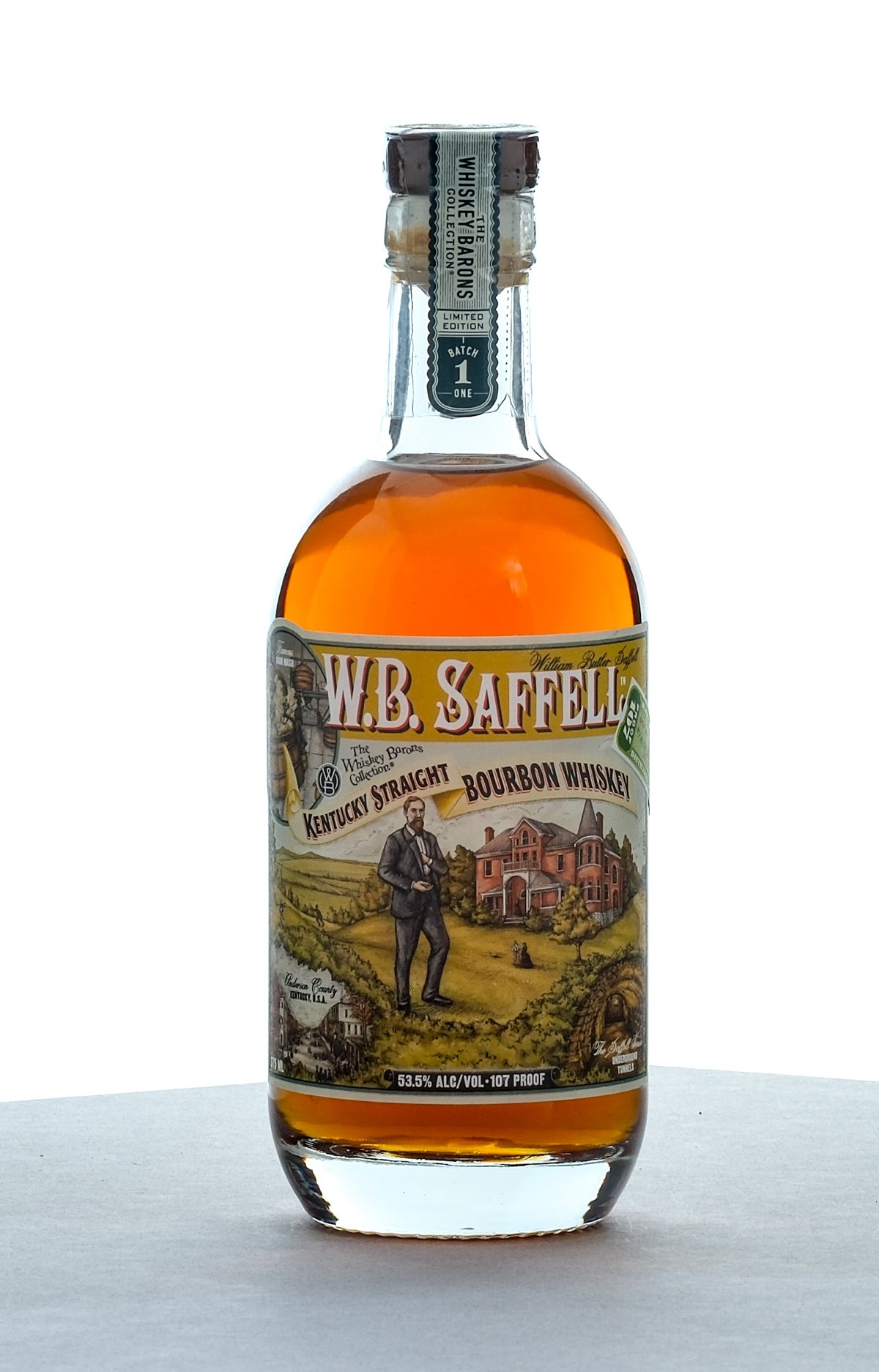 W.B. Saffell (Whiskey Barons Collection) Straight Bourbon Batch 1 375ml