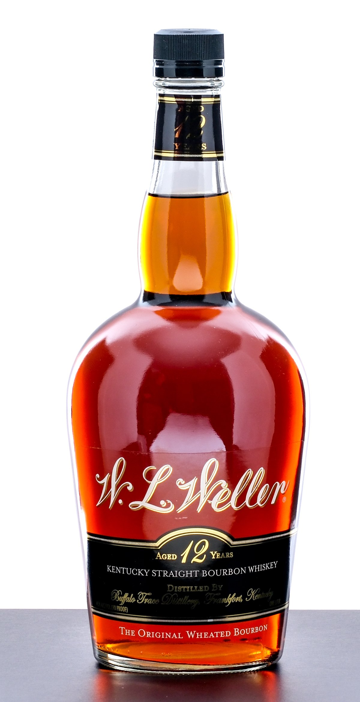W. L. Weller 12 Year Bourbon 1 Liter Squat Bottle