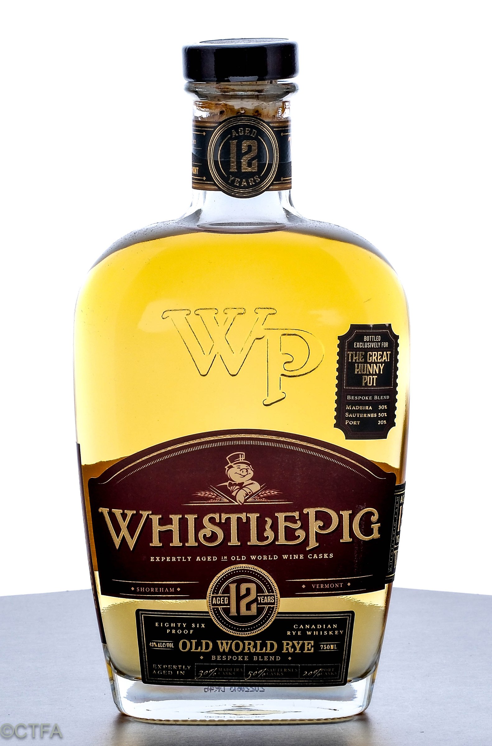 WhistlePig 12 Year Old Bespoke Blend Straight Rye Whiskey