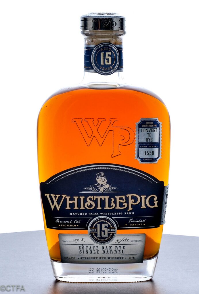 WhistlePig 15 Year Estate Oak Single Barrel Straight Rye