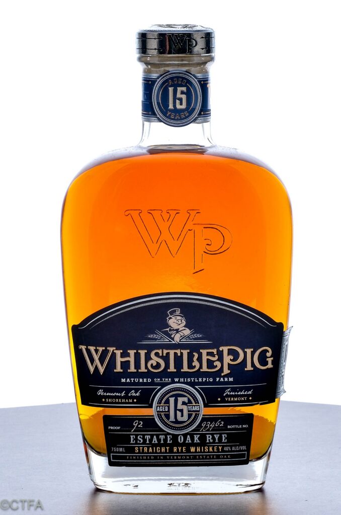 WhistlePig 15 Year Old Vermont Estate Oak Straight Rye Whiskey