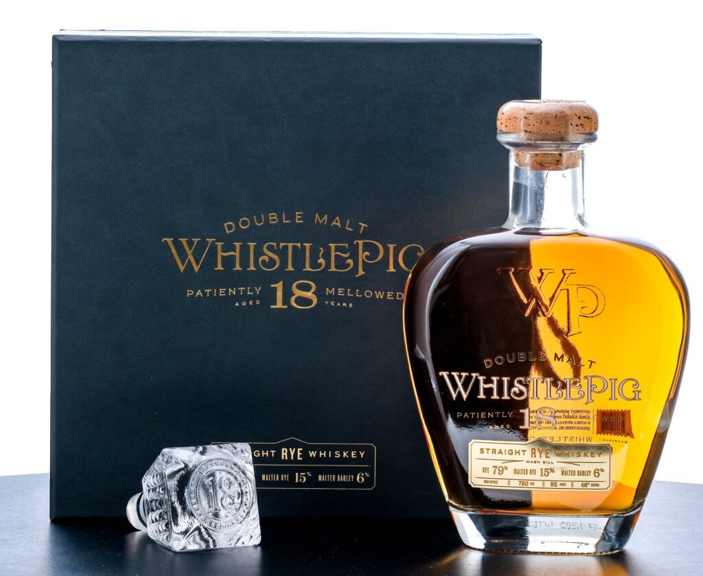WhistlePig 18 Year Single Barrel Double Malt Straight Rye