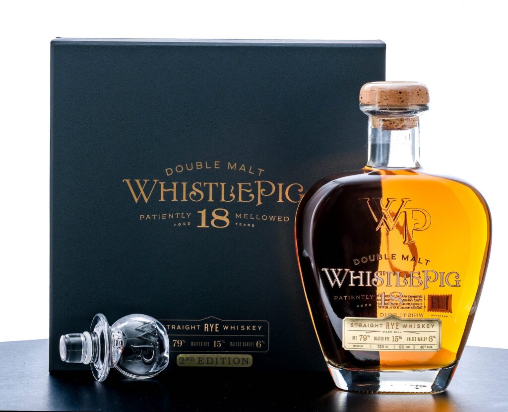 WhistlePig 2nd Edition 18 Year Single Barrel Double Malt Straight Rye