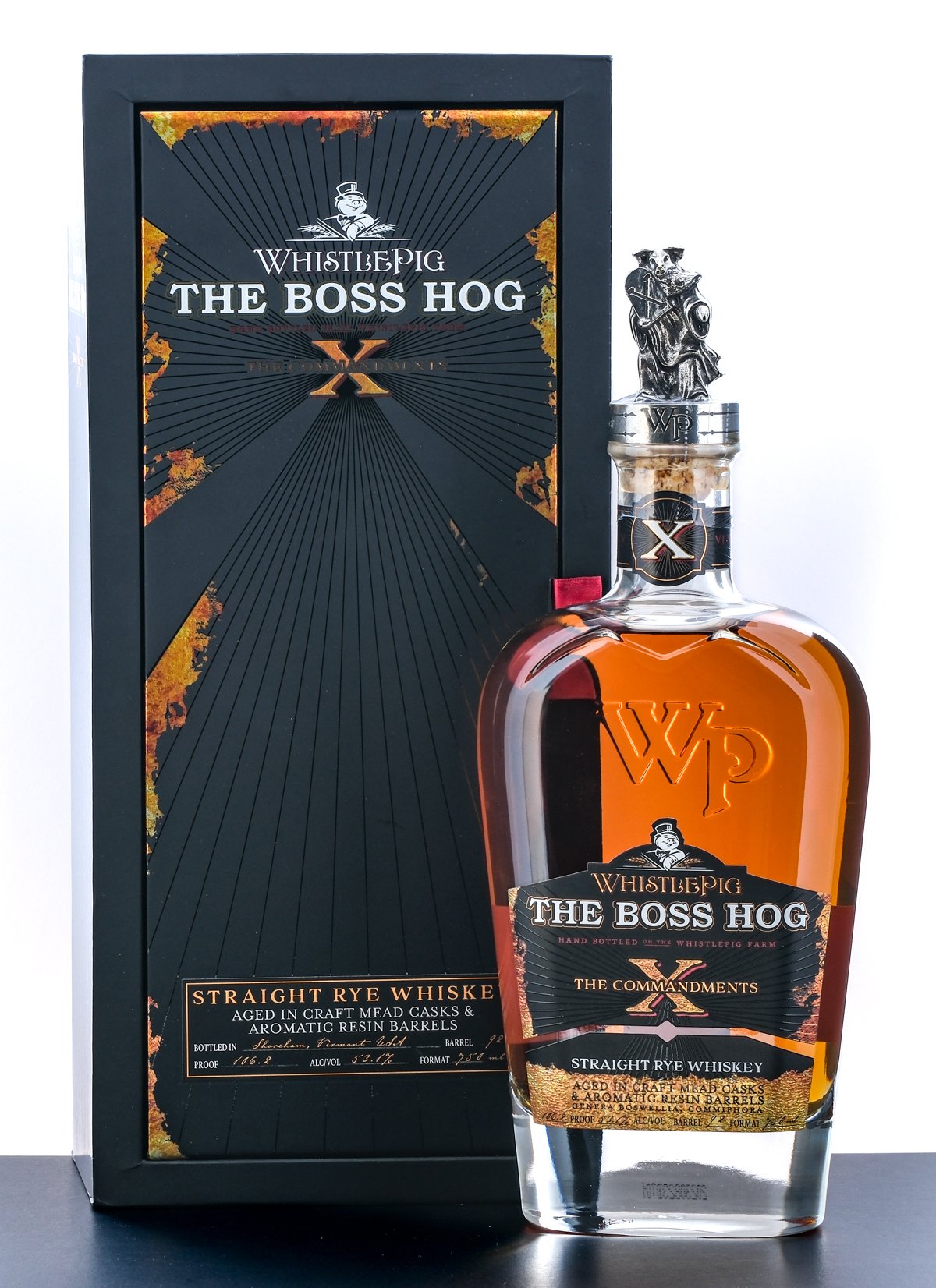 WhistlePig Boss Hog X The Commandments Straight Rye Whiskey 2023