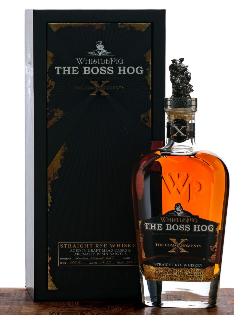 WhistlePig Boss Hog X The Commandments Straight Rye Whiskey 2023