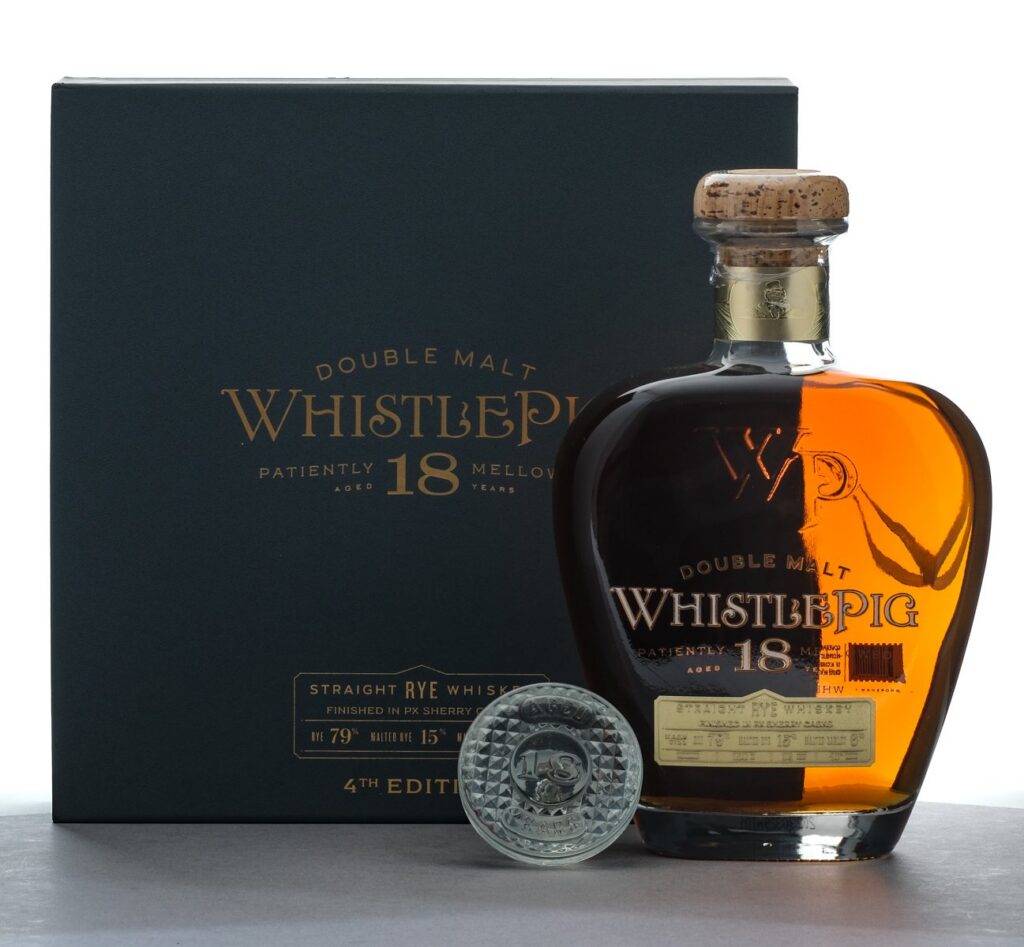 WhistlePig Double Malt 18 Year Straight Rye 4th Edition 2022