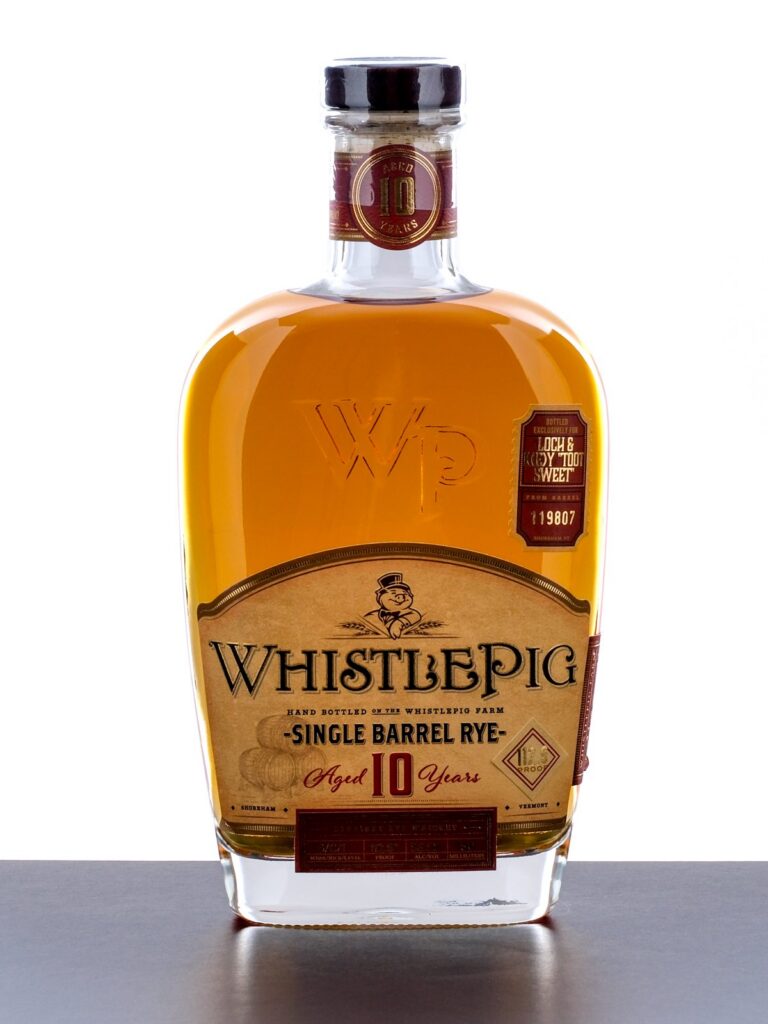 WhistlePig Exclusive Single Barrel Straight Rye 10 Year