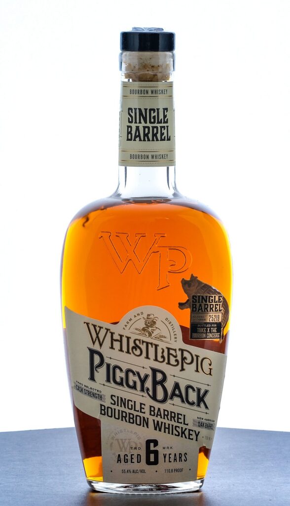 WhistlePig "PiggyBack" 6 Year Cask Strength Single Barrel Bourbon 2025