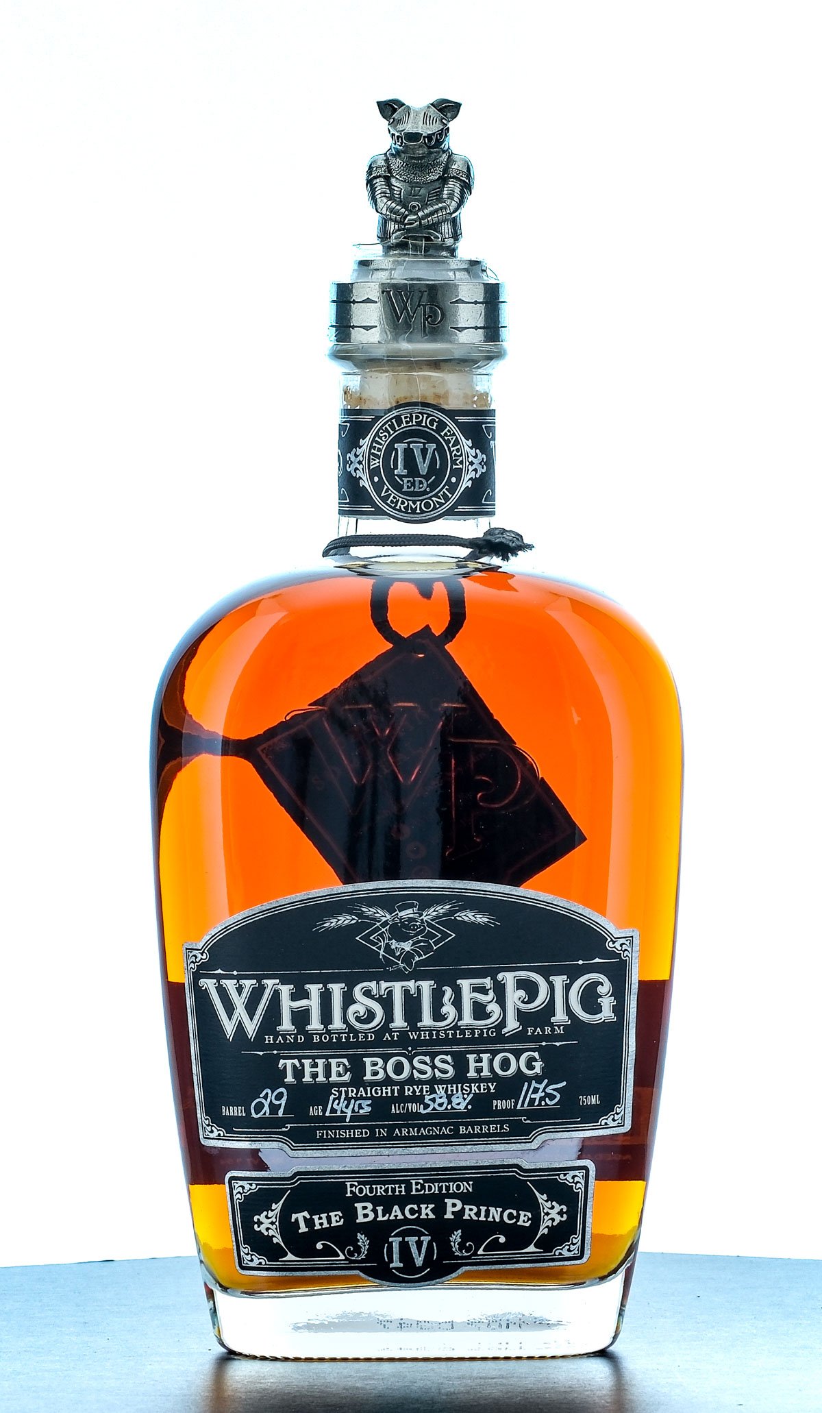 WhistlePig The Boss Hog Fourth Edition The Black Prince Straight Rye (2017)