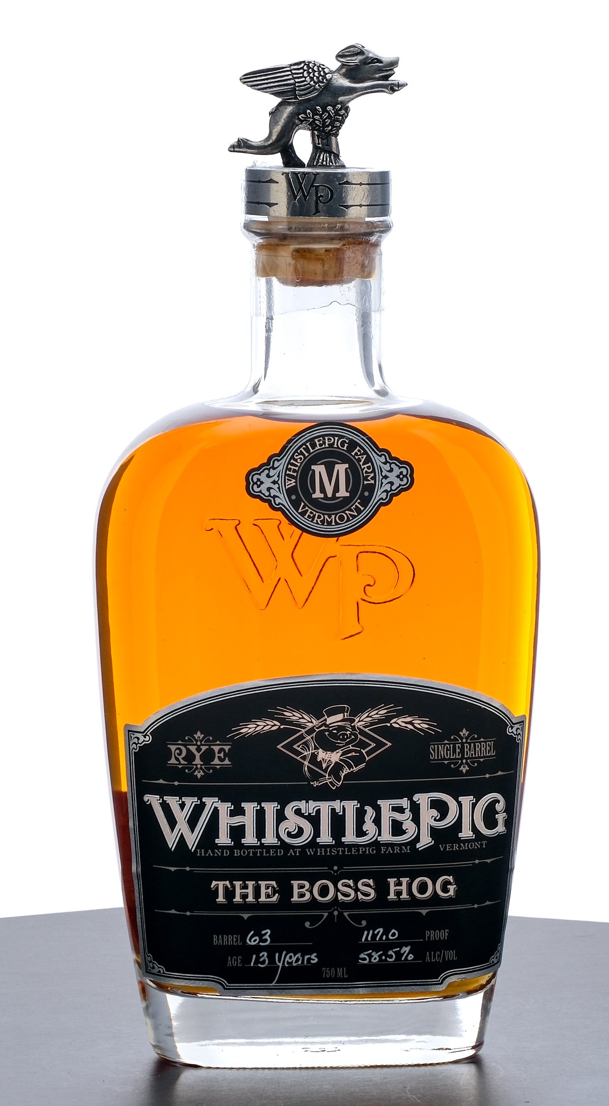 WhistlePig "The Boss Hog II Spirit of Mortimer" 13 Year Old Straight Rye Whiskey 2014