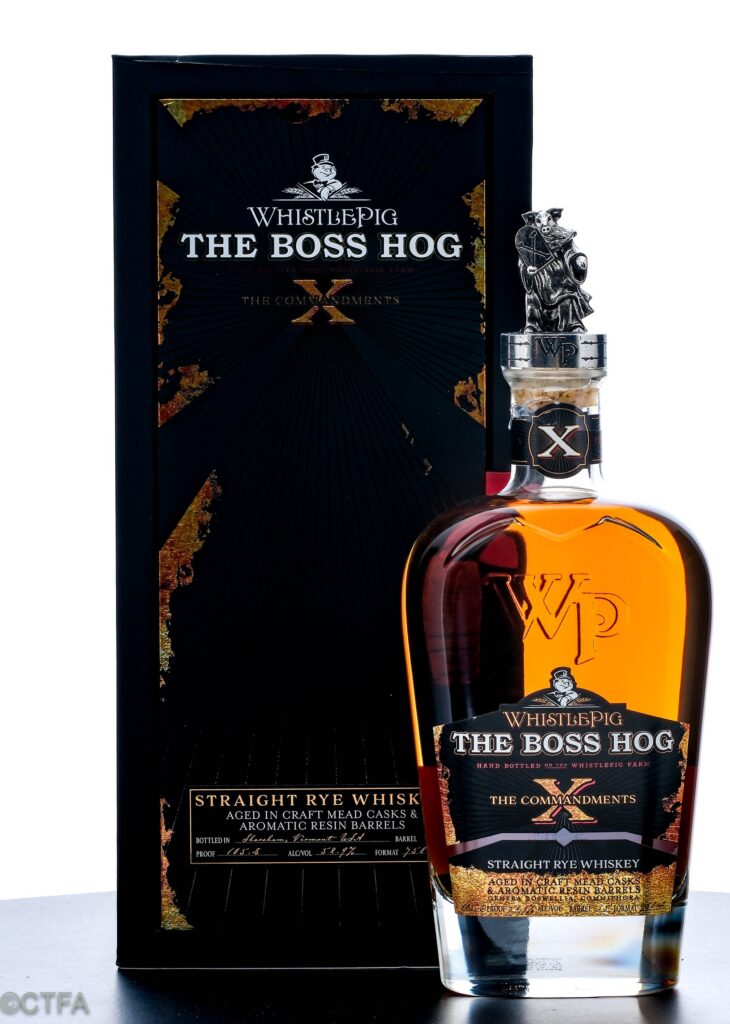 WhistlePig The Boss Hog X "The Commandments" Straight Rye 2023