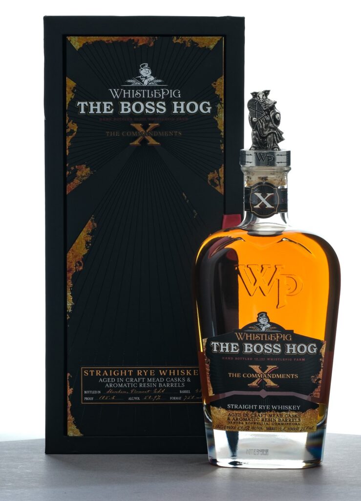 WhistlePig The Boss Hog X The Commandments Straight Rye 2023