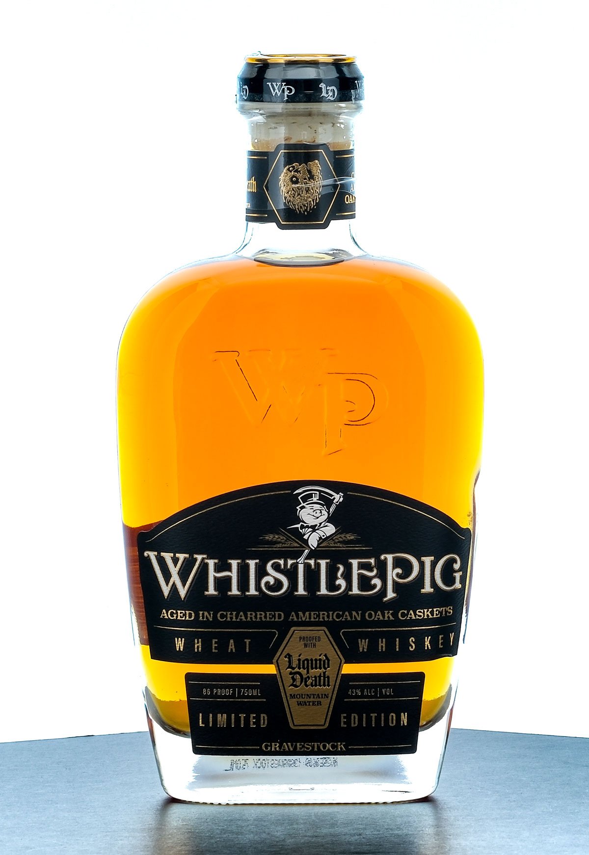 WhistlePig x Liquid Death Gravestock Limited Edition Wheat Whiskey
