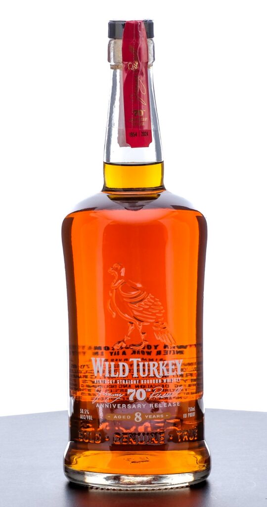 Wild Turkey Jimmy Russell 70th Anniversary Release 8 Year Straight Bourbon 2024
