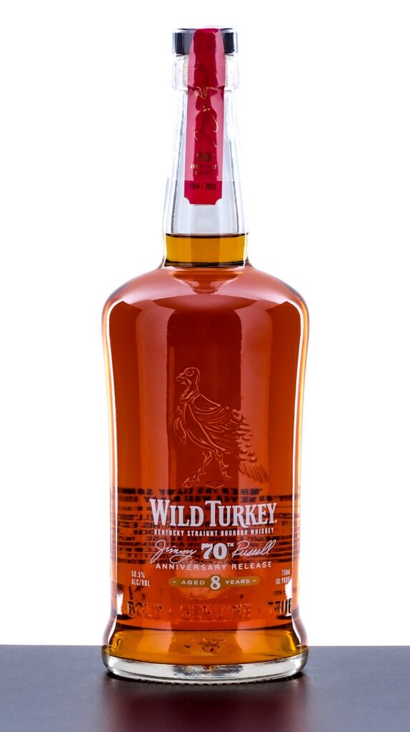 Wild Turkey Jimmy Russell 70th Anniversary Release 8 Year Straight Bourbon 2024