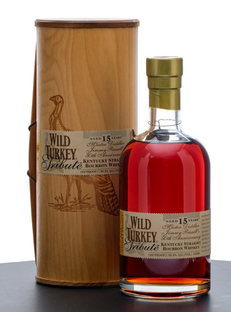 Wild Turkey Tribute Jimmy Russell 50th Anniversary 15 Year Straight Bourbon 2004