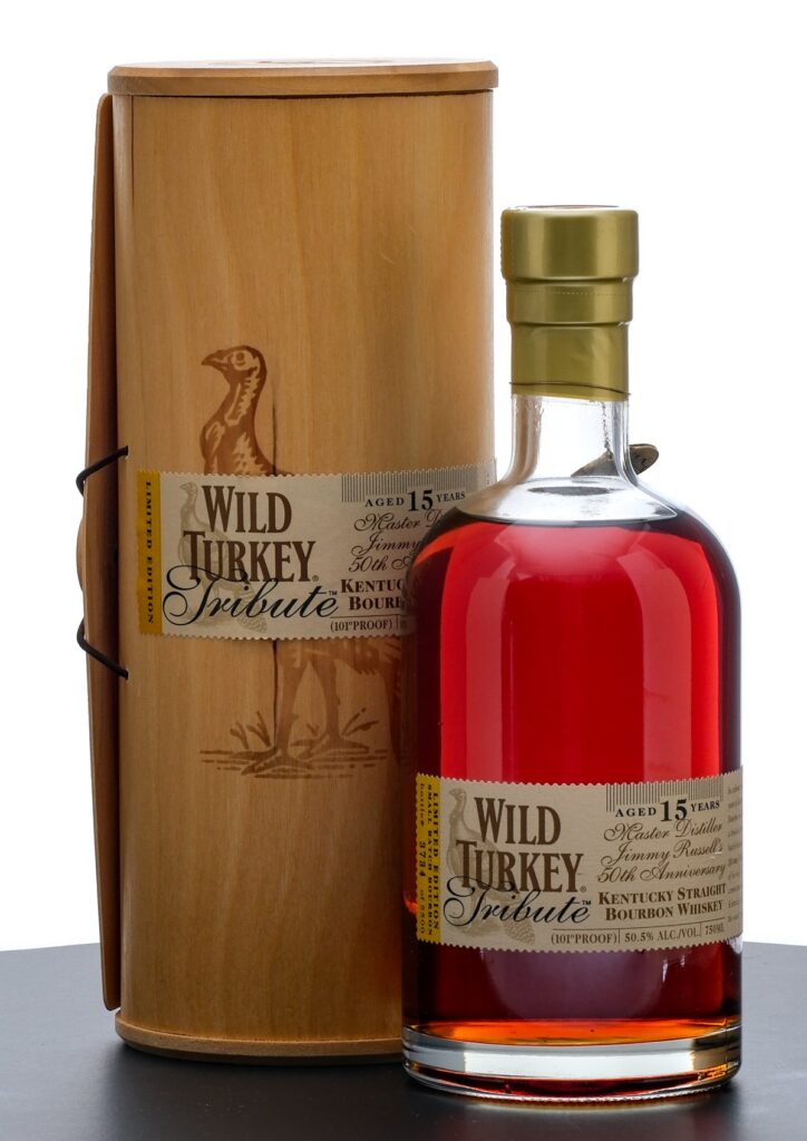 Wild Turkey Tribute Jimmy Russell 50th Anniversary 15 Year Straight Bourbon 2004