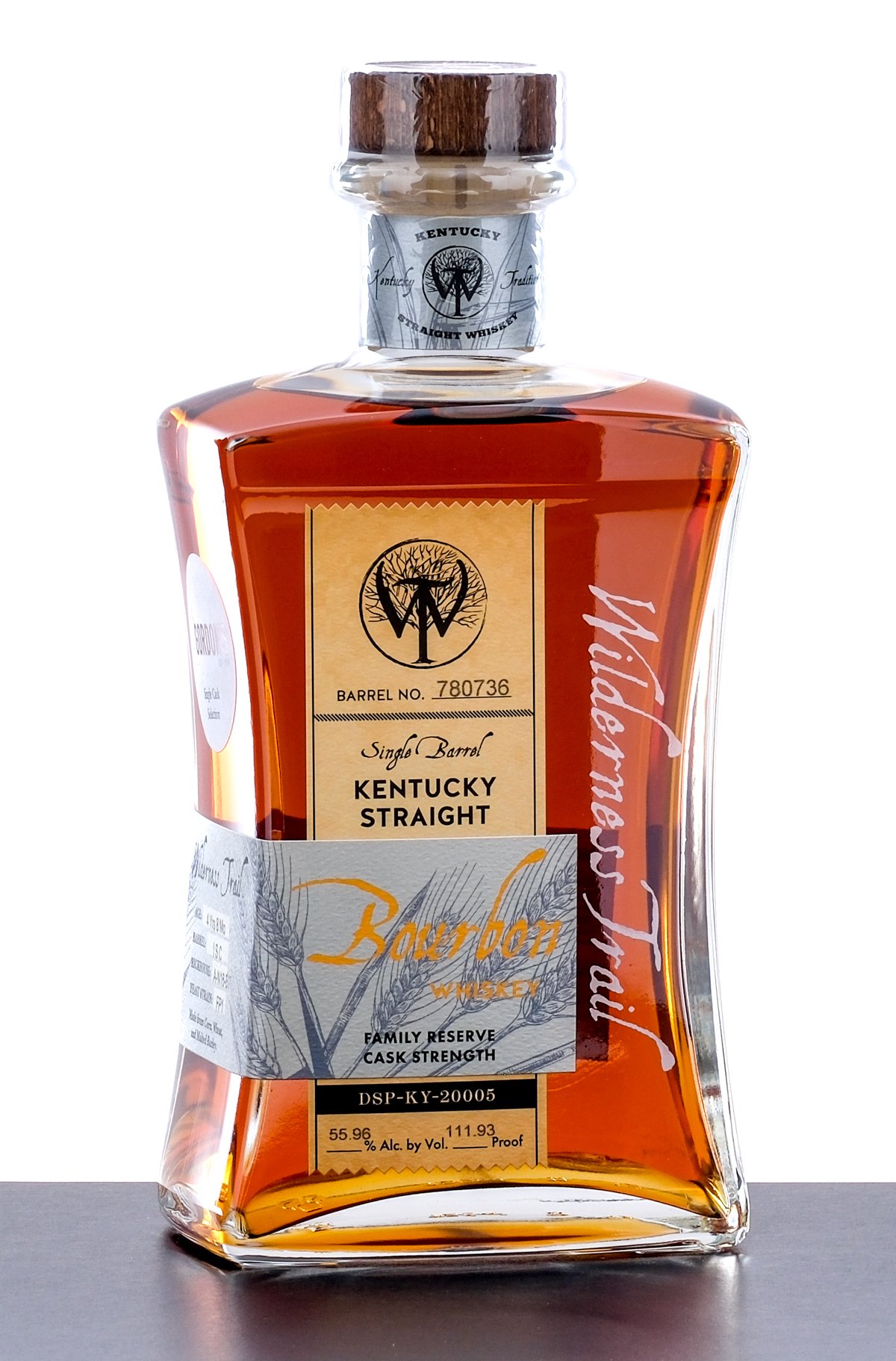 Wilderness Trail Single Barrel Kentucky Straight Bourbon Whiskey Family Reserve Cask Strength