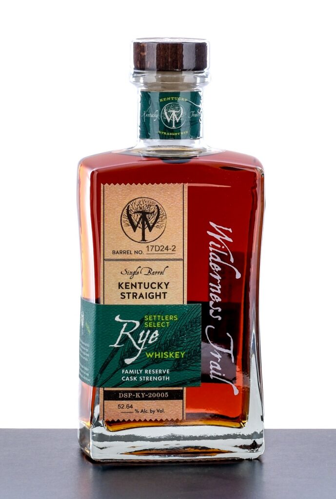 Wilderness Trail Single Barrel Settlers Select Rye Whiskey Family Reserve Cask Strength