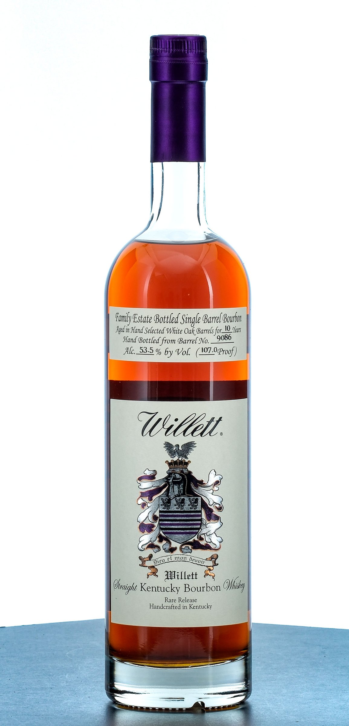 Willett 10 Year Family Estate Bottled Single Barrel Straight Bourbon NHLC Select