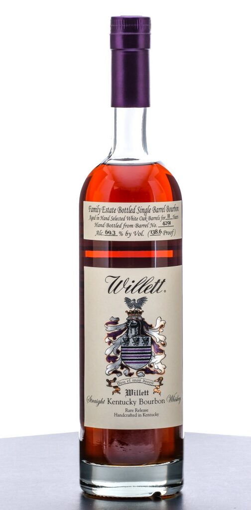 Willett 11 Year Old Family Estate Bottled  Single Barrel Straight Bourbon Whiskey Store Select