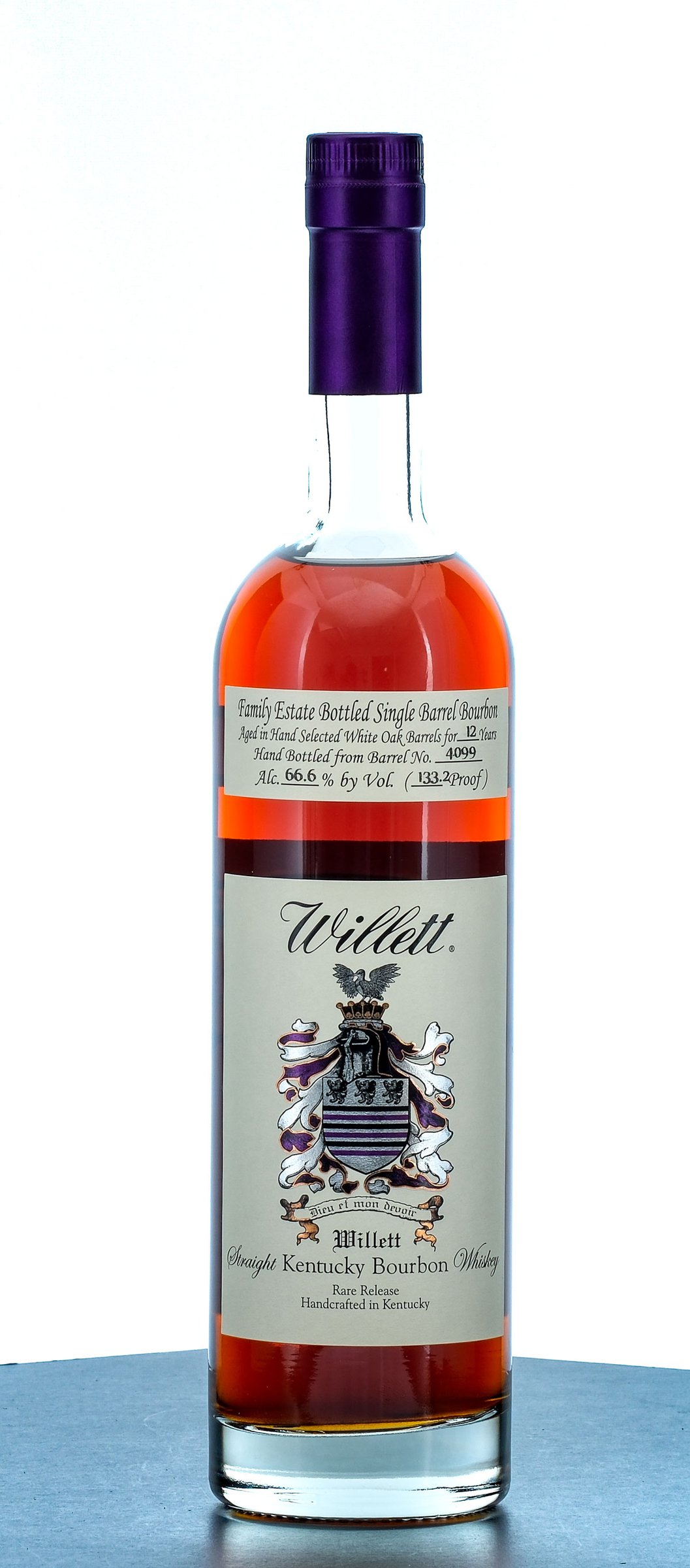 Willett 12 Year Family Estate Bottled Single Barrel Straight Bourbon NHLC Select