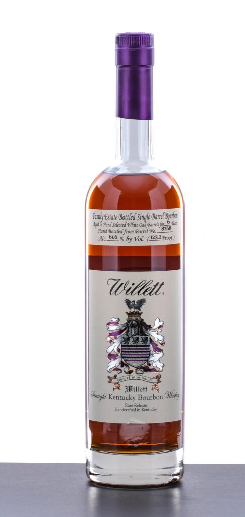 Willett 6 Year Old Family Estate Bottled Single Barrel Straight Bourbon Whiskey