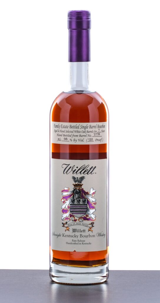 Willett 7 Year Old Family Estate Bottled Single Barrel Straight Bourbon Whiskey