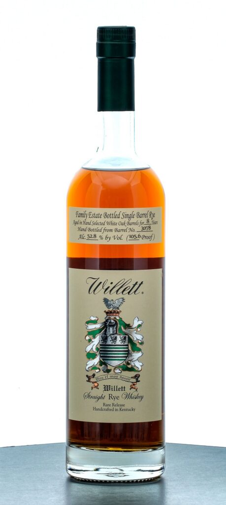 Willett 8 Year Family Estate Rare Release Rye (Barrel No. 3078)
