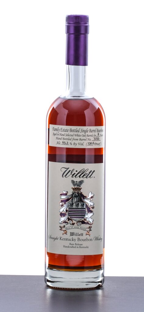 Willett 8 Year Old Family Estate Bottled Single Barrel Straight Bourbon Whiskey