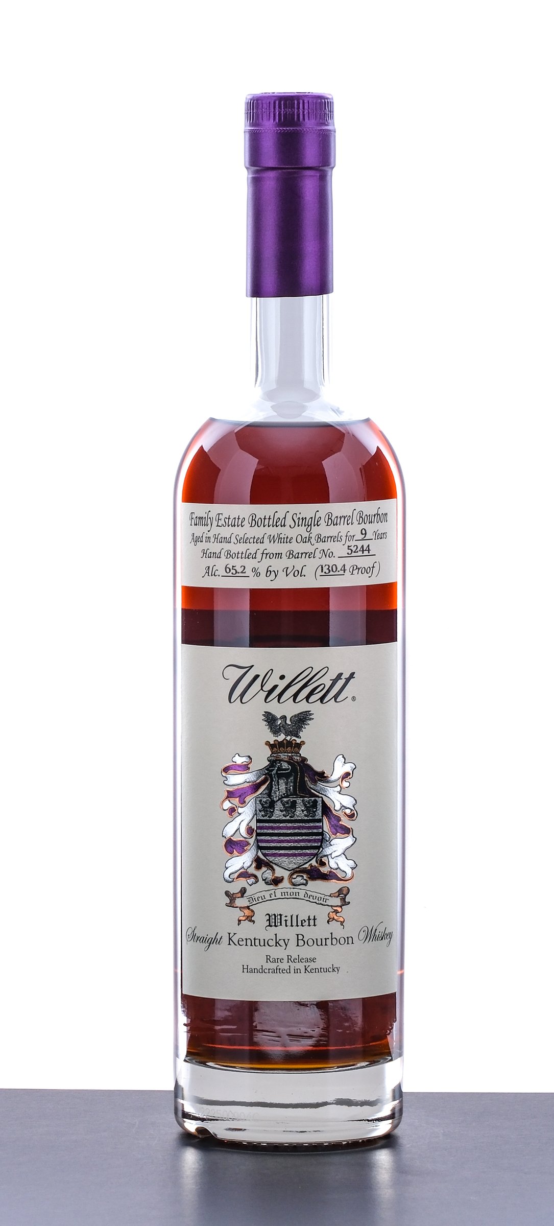 Willett 9 Year Old Family Estate Bottled Single Barrel Straight Bourbon Whiskey
