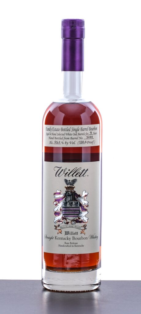 Willett 9 Year Old Family Estate Bottled Single Barrel Straight Bourbon Whiskey