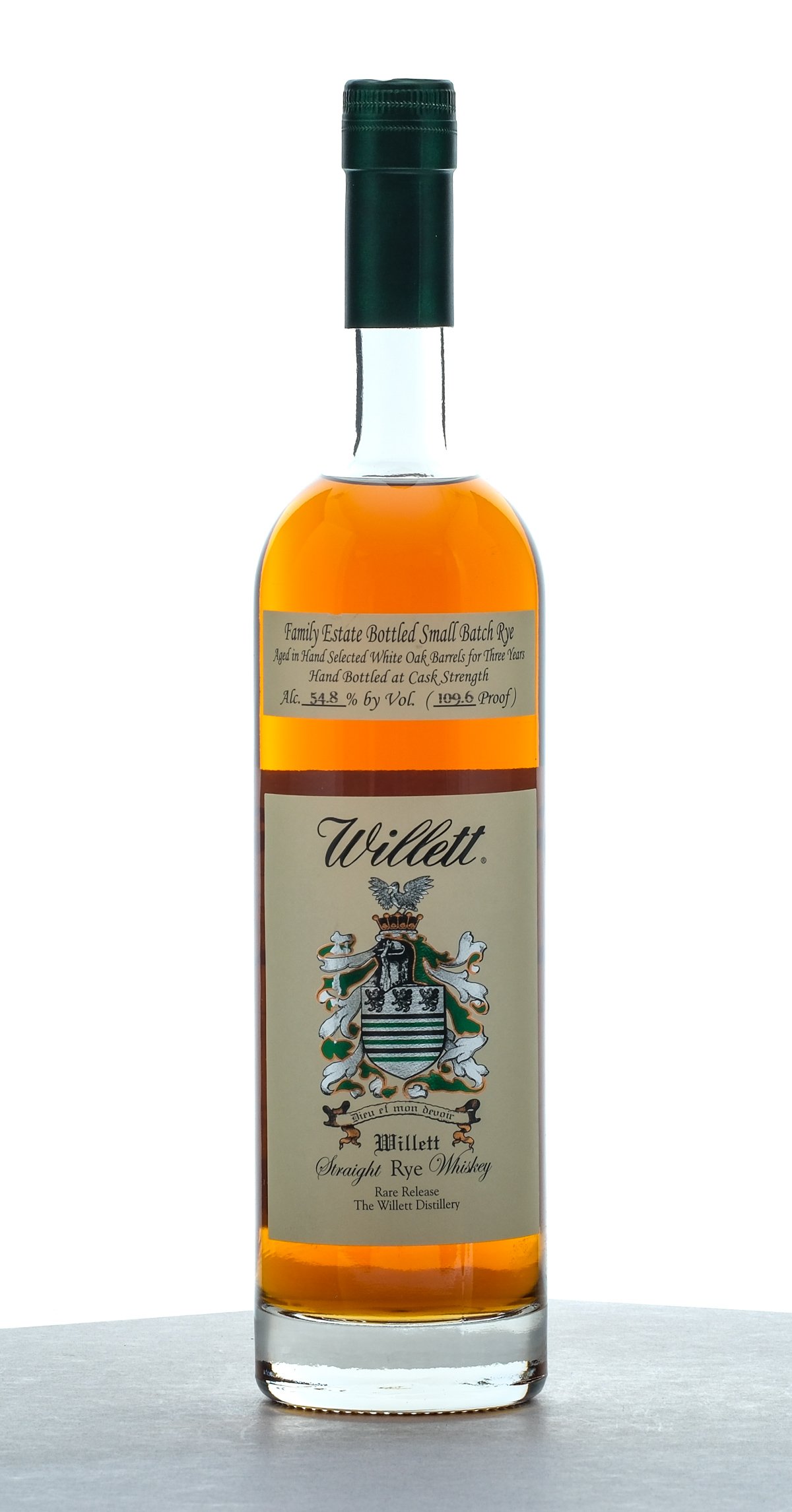 Willett Family Estate 3 Year Small Batch Cask Strength Straight Rye