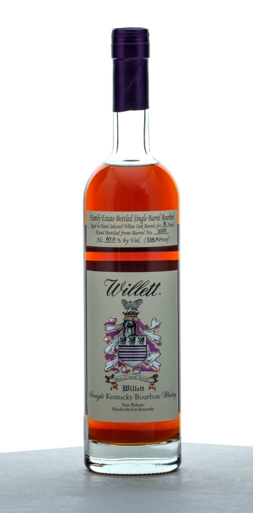 Willett Family Estate 8 Year Rare Release Single Barrel Straight Bourbon