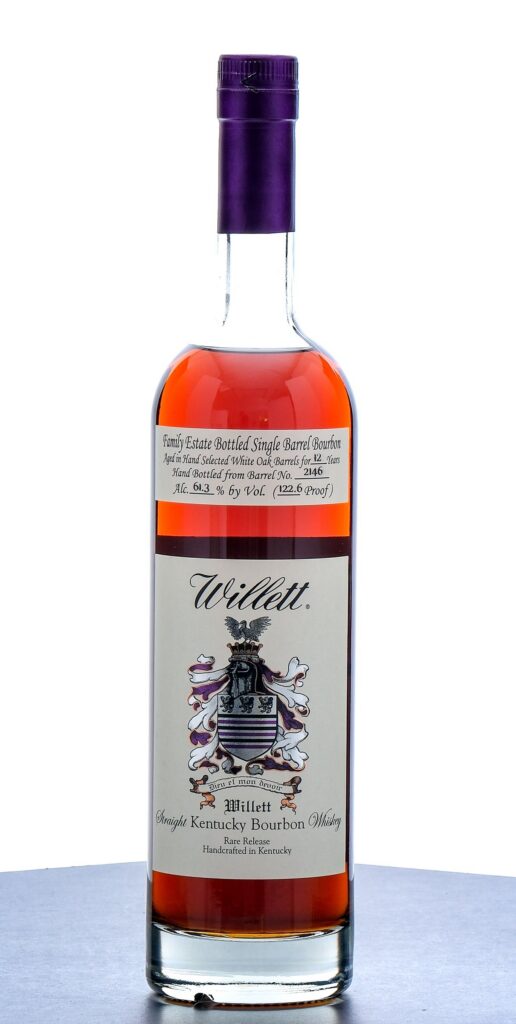 Willett Family Estate Bottled 12 Year Single Barrel Rare Release Bourbon