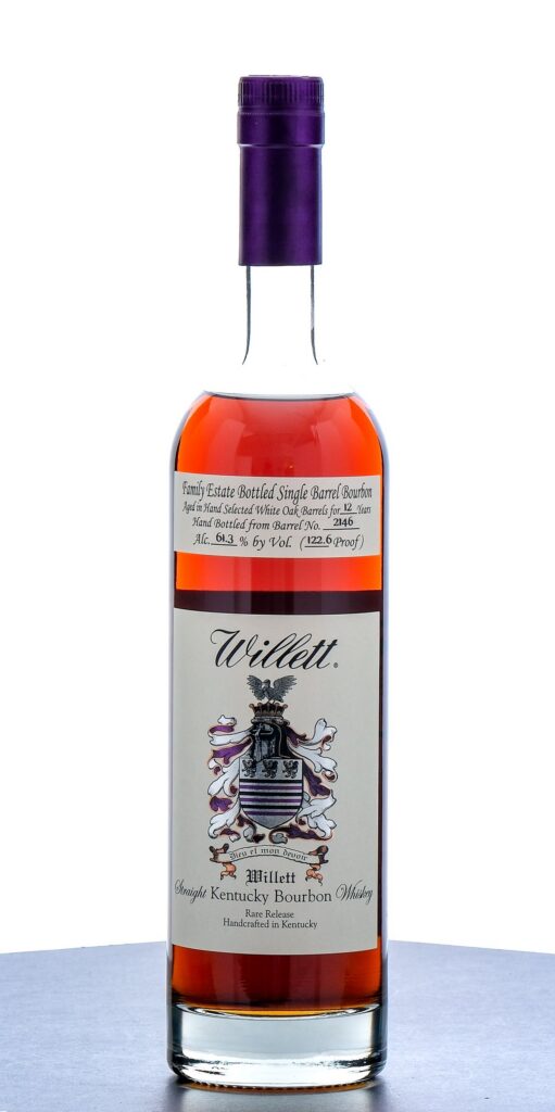 Willett Family Estate Bottled 12 Year Single Barrel Rare Release Bourbon