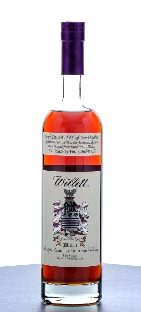 Willett Family Estate Bottled 12 Year Single Barrel Rare Release Bourbon