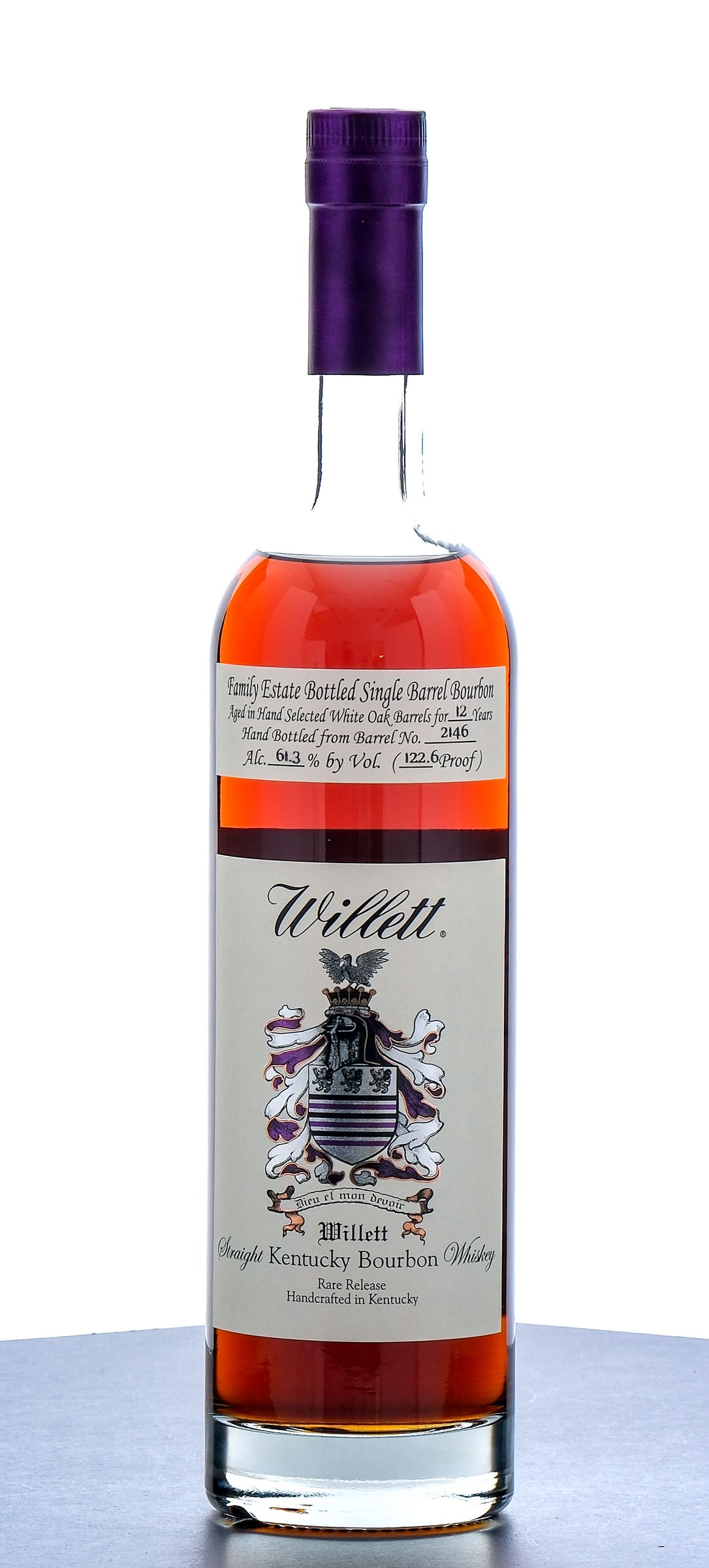 Willett Family Estate Bottled 12 Year Single Barrel Rare Release Bourbon