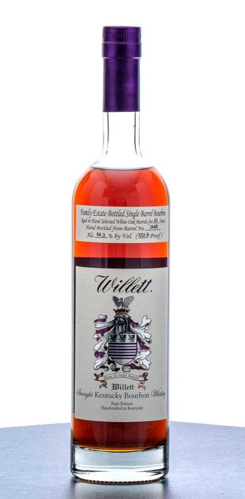 Willett Family Estate Bottled 12 Year Single Barrel Rare Release Bourbon