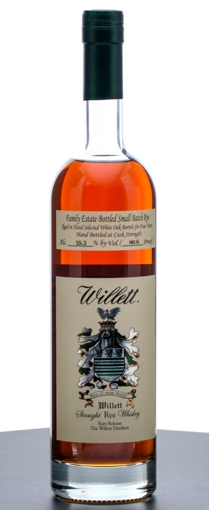Willett Family Estate Bottled 4 Year Small Batch Straight Rye