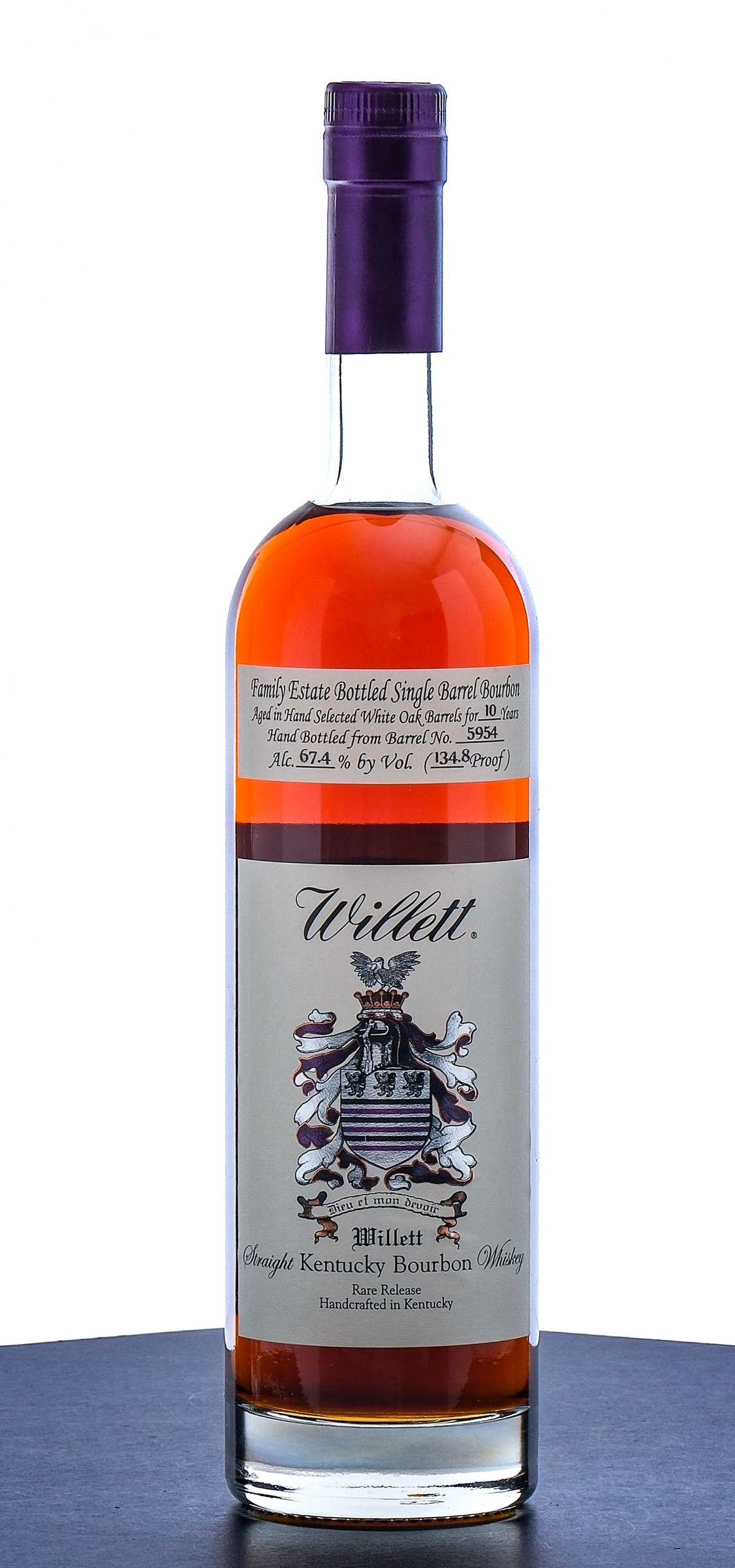 Willett Family Estate Rare Release 10 Year Single Barrel Bourbon (Barrel No. 5954)