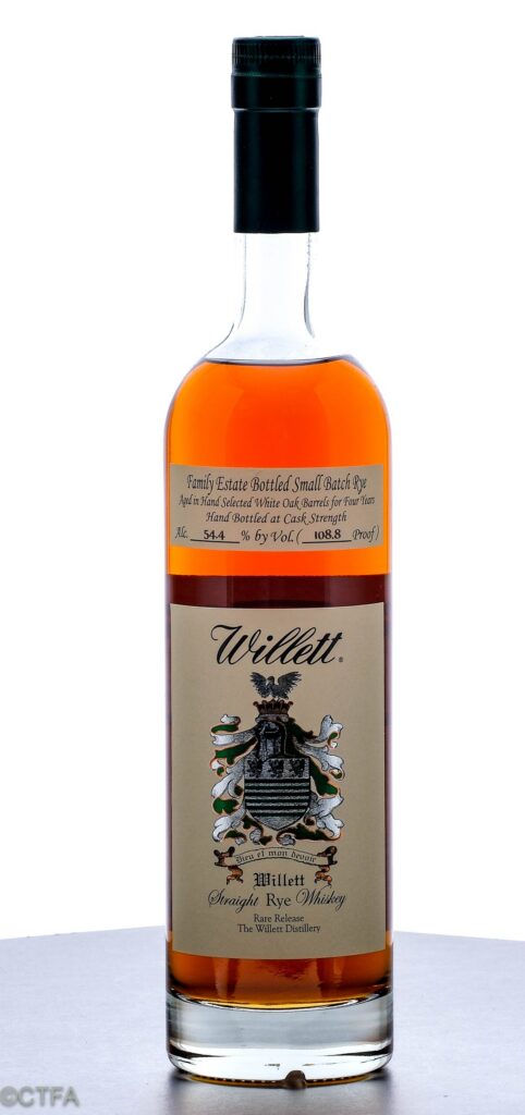 Willett Family Estate Small Batch 4 Year Single Barrel Straight Rye