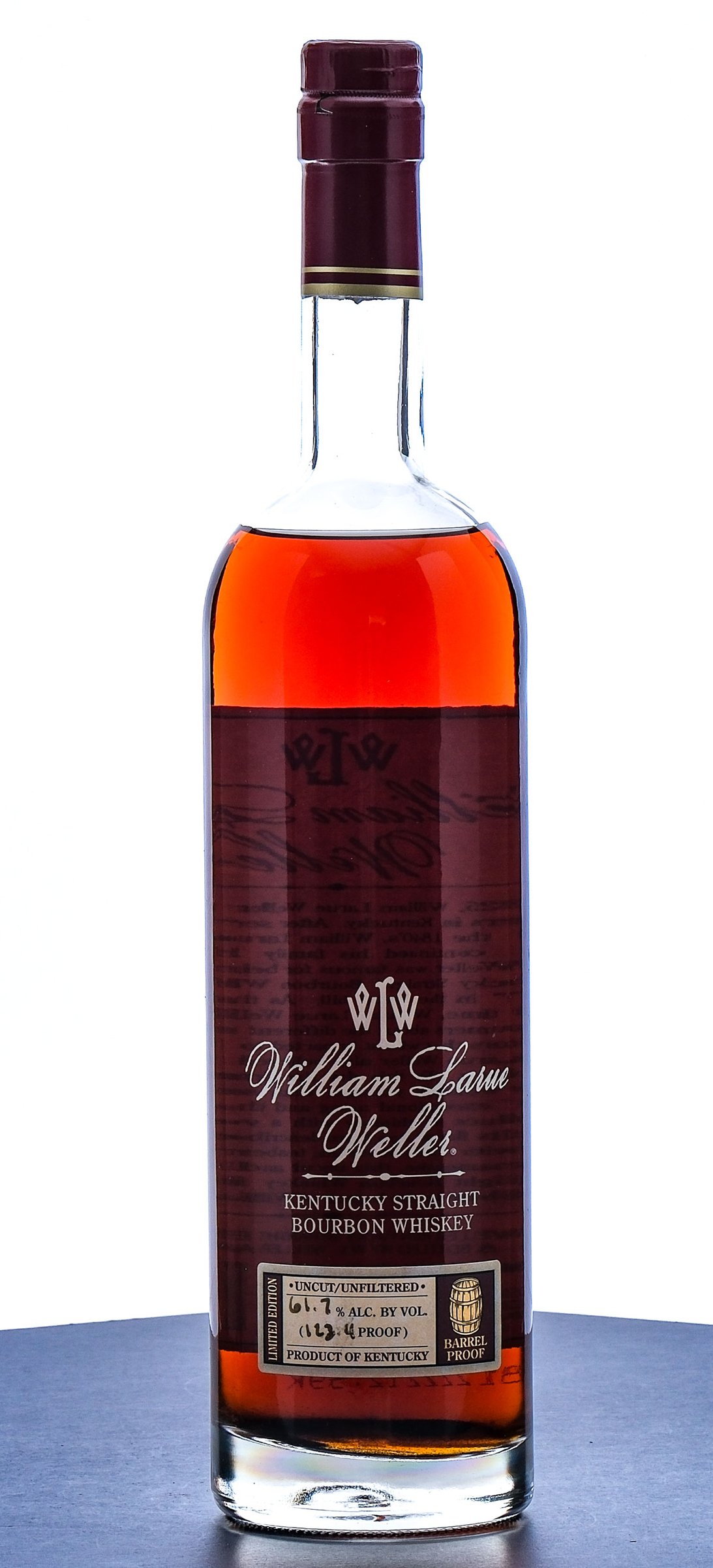 William Larue Weller Kentucky Straight Bourbon Barrel Proof 2012