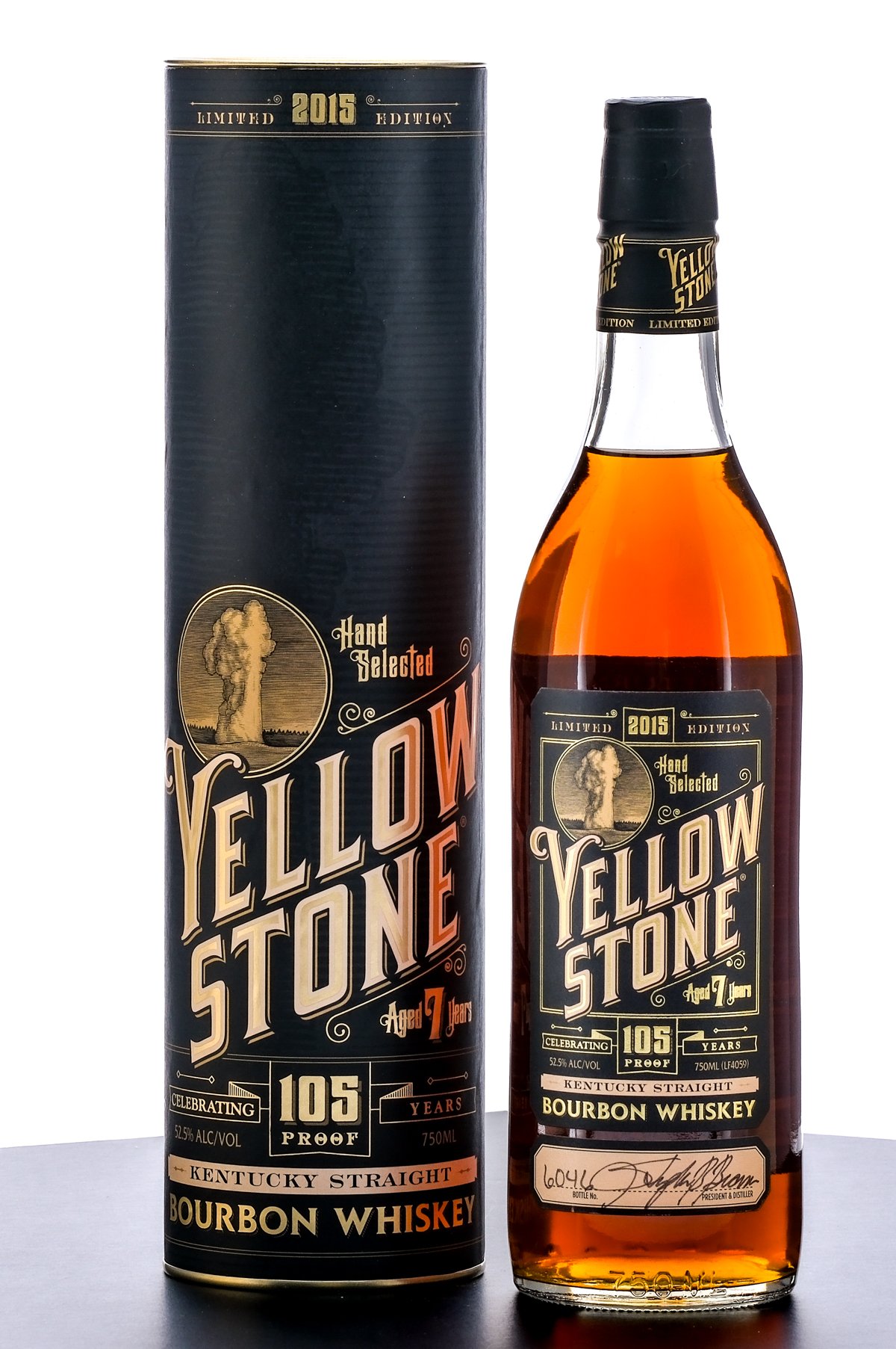 Yellowstone 7 Year Hand Selected Straight Bourbon 2015