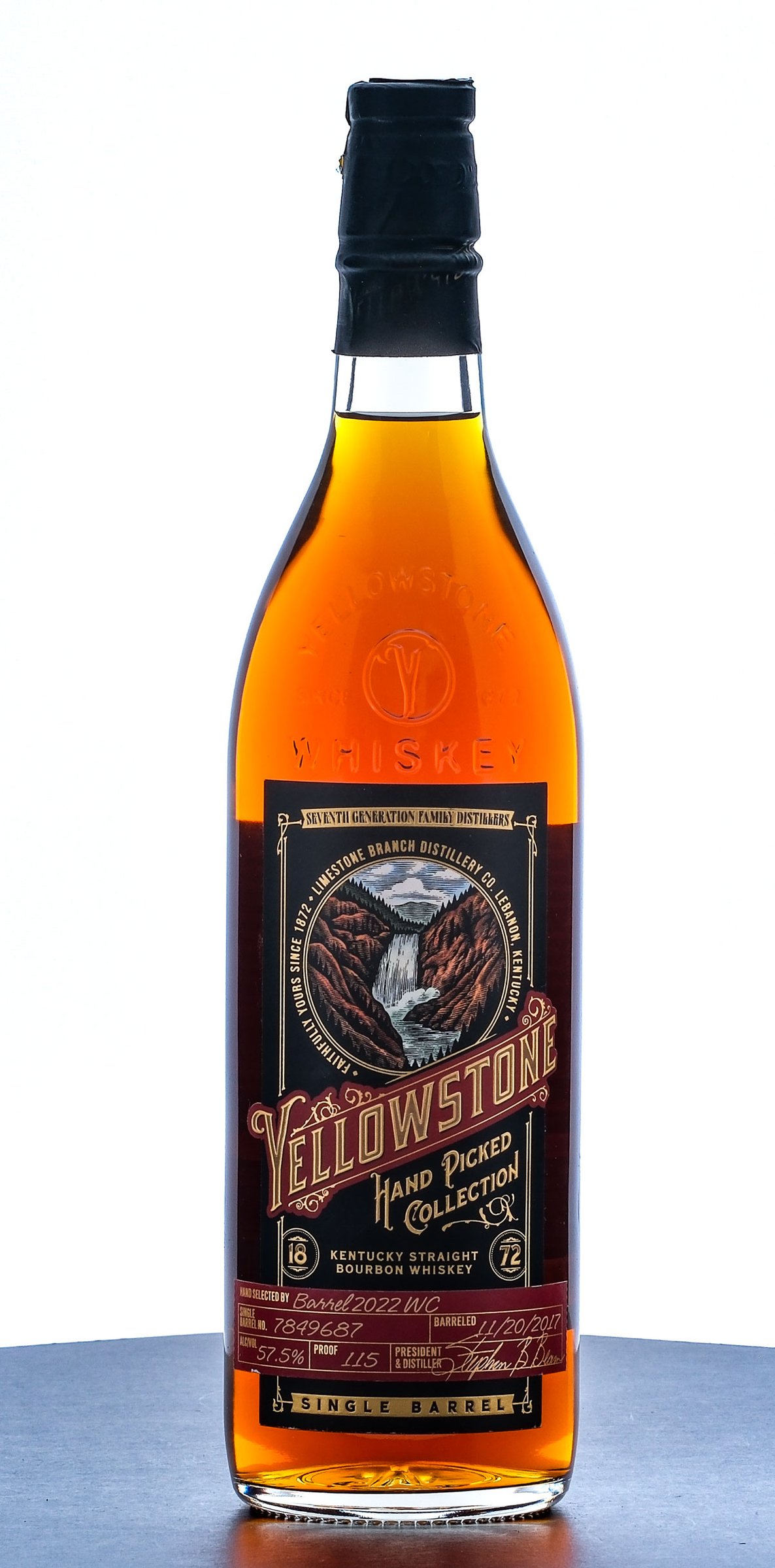 Yellowstone Hand Picked Collection Single Barrel Bourbon 2022