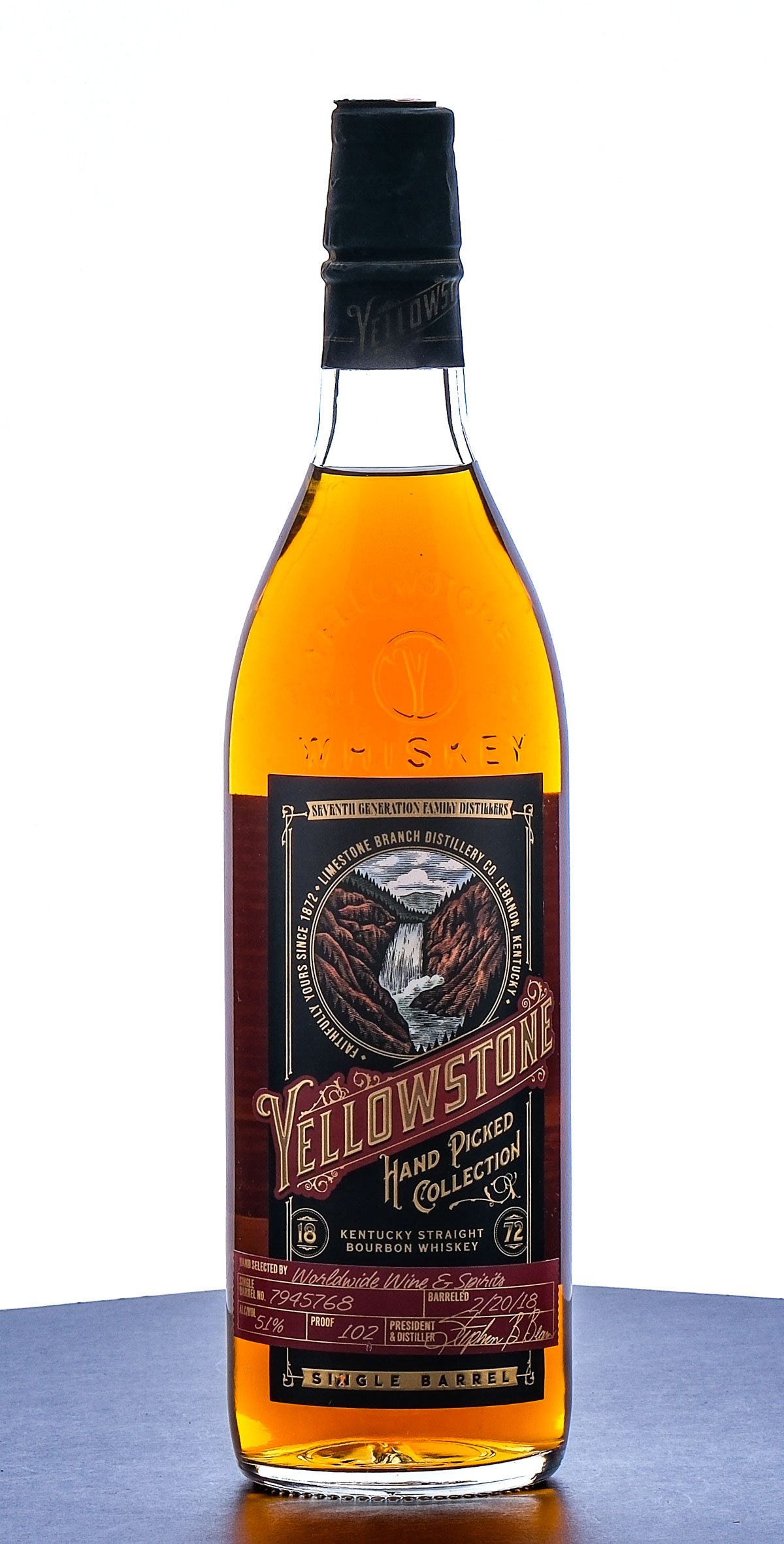 Yellowstone Hand Selected Worldwide Wine & Spirits Single Barrel Whiskey