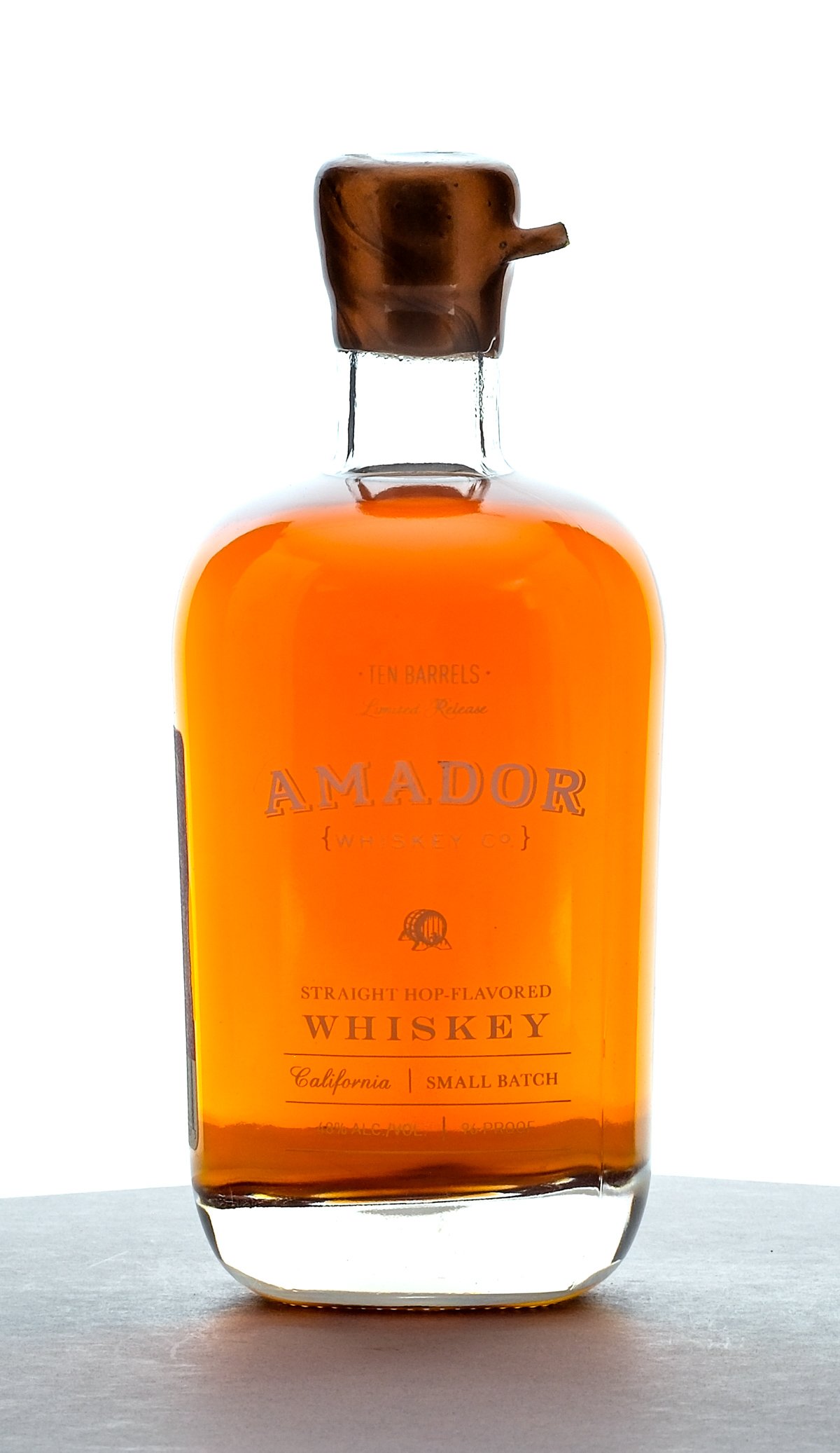 Amador Straight Hop-Flavored Whiskey Ten Barrels Limited Release