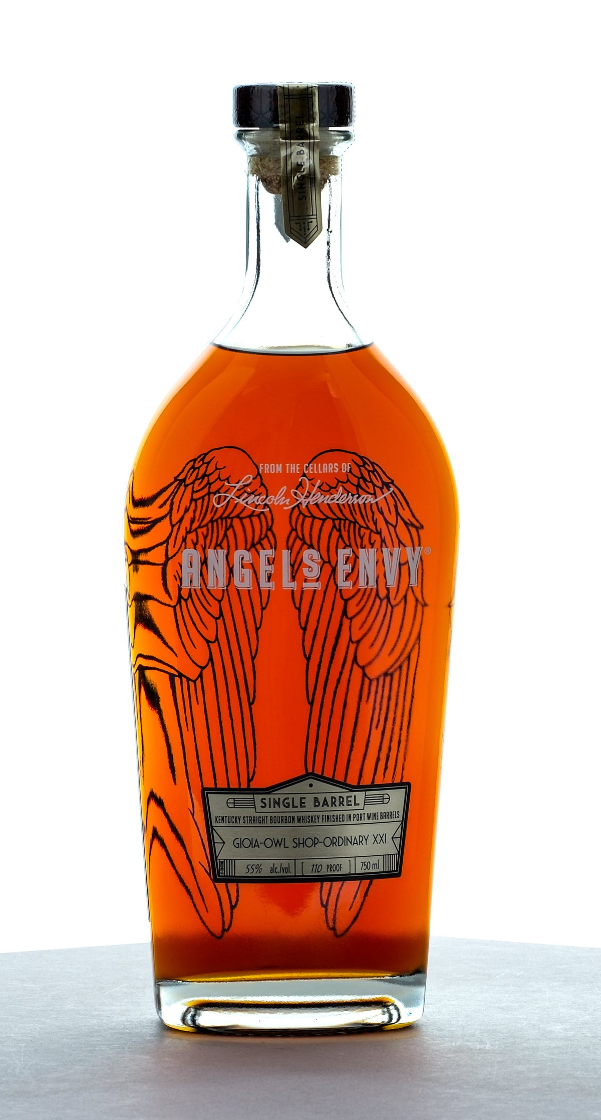 Angel's Envy Single Barrel Kentucky Straight Bourbon Whiskey Finished in Port Wine Barrels