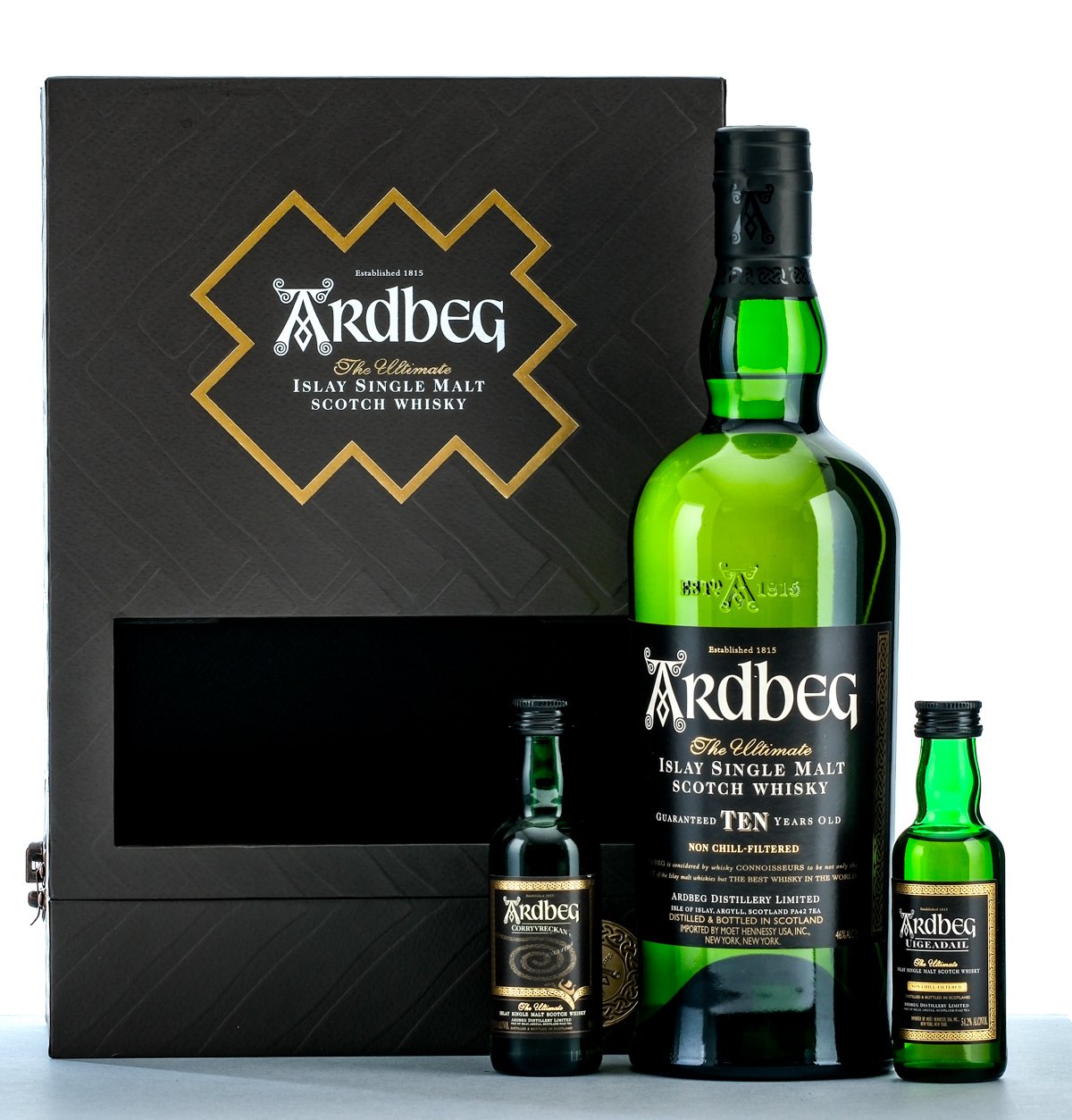 Ardbeg Exploration Pack - 10 Year Old, Corryvreckan, Uigeadail